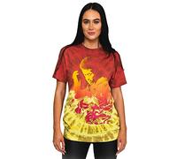 Jimi Hendrix T Shirt Electric Ladyland Logo Nue offiziell Dip Dye Rot Unisex XXL