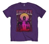 Jimi Hendrix - T-Shirt # S Unisex Purple # Karl Ferris Wheel