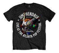 Jimi Hendrix T-Shirt Atlanta Pop Festival 1970 Black XL