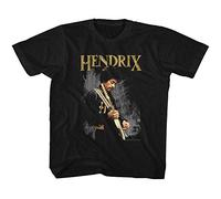 Jimi Hendrix - Unisex-Kind Hendirx T-Shirt, Small (7-8), Black