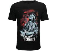 Jimi Hendrix Universe T-Shirt - Offizielles Merchandise Größe: XXL Schwarz