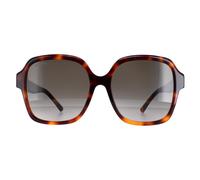 Jimmy Choo Square Damen Dunkel Havanna Braun Farbverlauf Rella/G/S Einheitsgröße