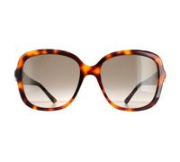 Jimmy Choo Square Damen Havanna Braun Farbverlauf SADIE/S Einheitsgröße