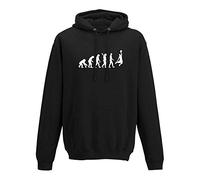 Jimmys Textilfactory Hoodie Spruch Bevor Du fragst Nein! Fun Witz Spaß Joke 10 Farben Herren XS - 5XL lustige Sprüche Funny Statement witzig Party feiern, Größe:XL, Farbe:schwarz - Logo Weiss