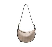 JINQIGG Hoboes Crossbody-Tasche für Damen, gewebt, verstellbarer Schultergurt, trendig, für Strand und Pendler, Unterarm-Geldbörse, Hoboes-Tasche für Damen, Schwarz , One Size