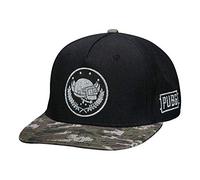JINX Pubg Baseballkappe mit Pan-Wappen, Schwarz/Camo, Erwachsene
