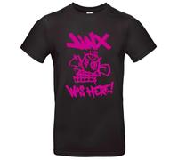 Jinx was Here Shirt Hochwertiger Druck Unisex Streetwear für Gamer Arcane & League of Legends Fans Cooles Design für Gaming-Enthusiasten, Schwarz, XL