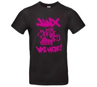 Jinx was Here Shirt Hochwertiger Druck Unisex Streetwear für Gamer Arcane & League of Legends Fans Cooles Design für Gaming-Enthusiasten, Schwarz, XXL