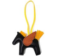 JINZHOUFZ Engel Pegasus Tasche hängende Ornamente, niedlicher Internet-Pony-Anhänger, Auto-Schlüsselanhänger, Tasche, hängende Ornamente für Damen, Schwarz, 9.4x3.5x1 inches