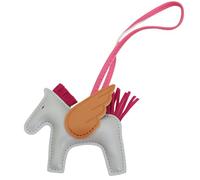 JINZHOUFZ Engel Pegasus Tasche hängende Ornamente, niedlicher Internet-Pony-Anhänger, Auto-Schlüsselanhänger, Tasche, hängende Ornamente für Damen, GRAU, 9.4x3.5x1 inches