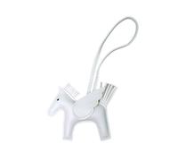 JINZHOUFZ Engel Pegasus Tasche hängende Ornamente, niedlicher Internet-Pony-Anhänger, Auto-Schlüsselanhänger, Tasche, hängende Ornamente für Damen, Weiss/opulenter Garten, 9.4x3.5x1 inches