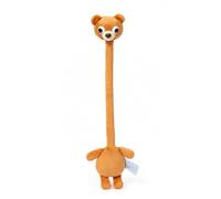JISADER Schlüsselanhäng Plüschti, Langhals Foxtri Bär Maus, 42cm Taschen Anhäng, Auto Glücksbring, Braun, 42 cm