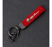 JIYIFAN Auto Schlüsselanhänger für Alfa Romeo Stelvio 2022-, Schlüsselanhänger mit dem Logo für Auto Individuell als Geschenk Für Autofans,B