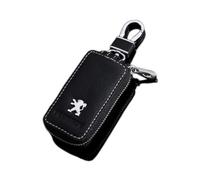 JIYIFAN Auto Schlüsseltasche für Peugeot 3008 I 2009-2013, Autoschlüssel Hülle Schlüsselmäppchen Tragbares Mode Autoschlüssel Schlüsselanhänger,A
