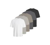 JJ REBEL Herren Jreb Loose Fit Ss Tee 5-Pack Mp, Castlerock, S (5er Pack)