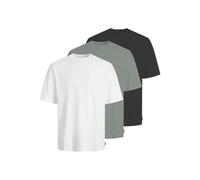JJ REBEL Herren Jreb Loose Fit Tee Ss 3-Pack Mp, Iceberg Green, S EU