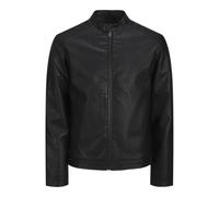 JJ REBEL Herren Jrebcaleb Pu Jacket Noos, Black, x_l