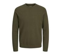 JJ Rebel Herren Jrebcallum Knit Crew Neck Noos, Forest Night, L EU