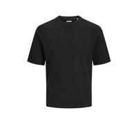 JJ REBEL Herren Jrebcallum Knit Crew Neck Ss, Schwarz, L EU