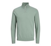 JJ REBEL Herren Jrebcallum Knit Half Zip, Iceberg Green, M