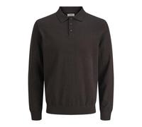 JJ rebel Herren Jrebcallum Knit Polo Neck Ls, Chocolate Torte, XXL EU