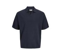 JJ REBEL Herren Jrebcallum Knit Split Neck, Sky Captain, L EU