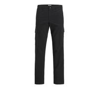 JJ REBEL Herren Jrebcarlos Rebel Cargo, Black, 32W x 36L