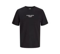 JJ REBEL Herren Jrebjeans Rebel Print Tee Ss O-Neck Noos, Black, S