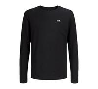 JJ rebel Herren Jrebrebel Logo Ls Tee Noos Jnr, Black, 140
