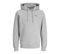 JJ REBEL Herren Jrebrebel Logo Sweat Hood Noos, Light Grey Melange,XXL