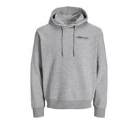 JJ rebel Herren Jrebzack Sweat Hood Sn, Light Grey Melange, L EU