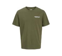 JJ rebel Herren Jrebzack Tee Ss Crew Neck Sn, Four Leaf Clover, L EU