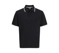 JJ REBEL Herren Jrebzell Polo Ss Sn, Black, M