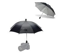 JJC Camera Hot Shoe Regenschirm, Sonnenschutz Regendeckel tragbare wetterfeste Regenschirme Umbrella Schützt die Kamera vor Rain Snow Sunlight (Dia. 19.7 ''/ 50 cm)