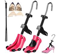 JJDPARTS High Heel Schuhspanner Damen, 4-Wege High Heel Schuhdehner, Schuhweiter für Einstellbare Länge und Breite mit Schuhlöffel (Für Damenschuhe EU Größe 33.5-40, High Heel)