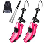 JJDPARTS Schuhspanner Herren und Damen, 4-Wege Schuhdehner, Schuhweiter für Einstellbare Länge und Breite mit Schuhlöffel (Für Männer EU Größe 36.5-41 und Frauen EU Größe 40-44, Rose)