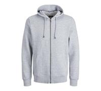 Jack & Jones Bradley Reißverschlusspullover 6XL Light Grey Melange