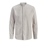 JACK&JONES - JJEBREEZE LINEN BLEND BAND SHIRT L/S JNR - Gr. - 140