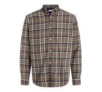 Jack & Jones Hemd - Regular fit - in Khaki - Größe M | Herren Plussize