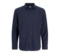 Jack & Jones Hemd - Regular fit - in Dunkelblau - Größe M | Herren Plussize