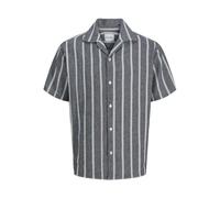 Jjecoba Stripe Resort Shirt Ss Sn Pls - Plus Size
