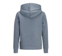 Jack & Jones Kapuzensweatshirt JJECORP mit Druck, Kängurutasche, pflegeleicht, grau, Jungen Gr. 176