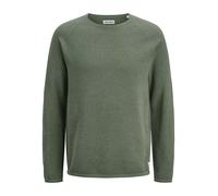 Jack & Jones Rundhalspullover JJEHILL KNIT CREW NECK NOOS Herren 100% Baumwolle Regular Fit Gr. S