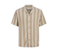 JJEJEFF Stripe Resort Shirt SS SN PLS