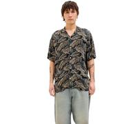 JJEJEFF Tropical AOP Resort Shirt SS SN
