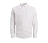 Jack & Jones Oxford Plus Size Langarmhemd 5XL White / Size Plus Fit