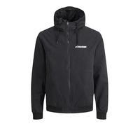 Bomberjacke JACK & JONES PLUSSIZE "JJERUSH HOOD BOMBER NOOS PLS" Gr. 4XL, schwarz (black) Herren Jacken Übergangsjacken (37983510-4XL)