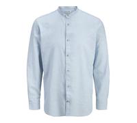 Jack & Jones Esummer Linen Blend Band Langarmhemd S Celestial Blue