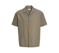 Jjesummer Linen Blend Resort Shirt Ss Sn