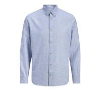 Jack & Jones Esummer Linen Blend Langarmhemd L Infinity / Stripes